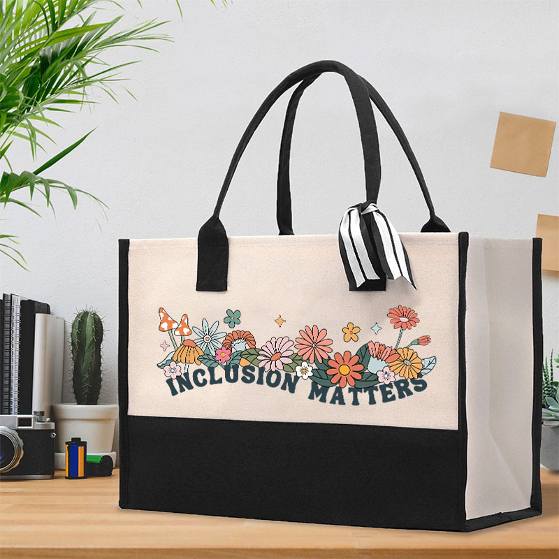 Inclusion Matters Teacher Cotton Tote Bag
