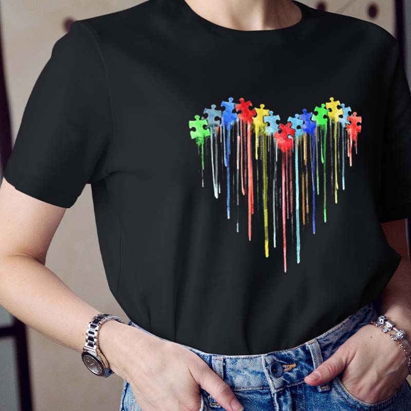 Color puzzle Teacher T-Shirt
