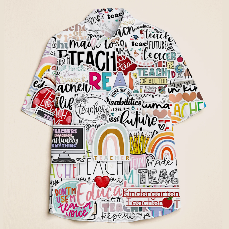 Teach Love Inspire Teacher Short Sleeve Shirt