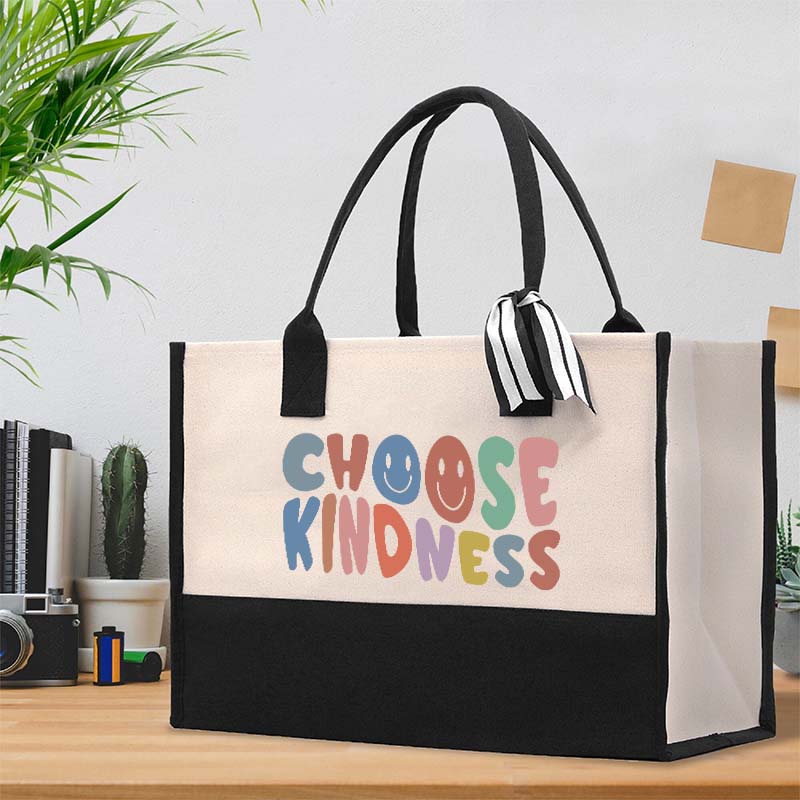 Choose Kindness Teacher Cotton Tote Bag