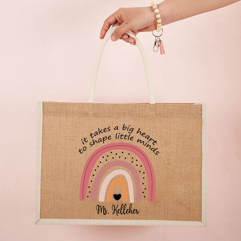 Personalized Name Teacher Lunch Bag