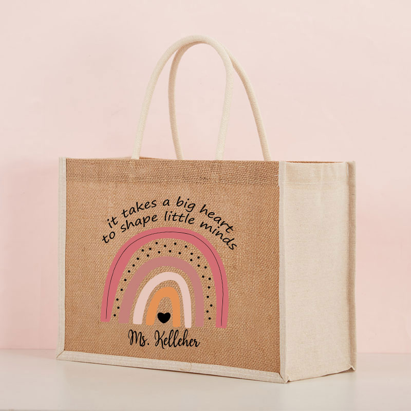 Personalized Name Teacher Lunch Bag