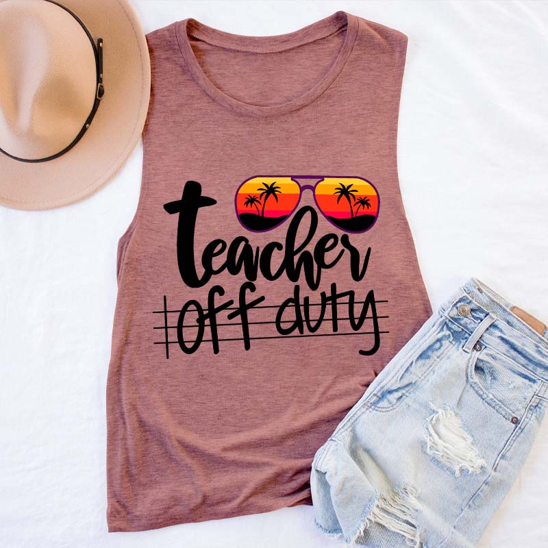 Teacher Off Duty Teacher Tank Top
