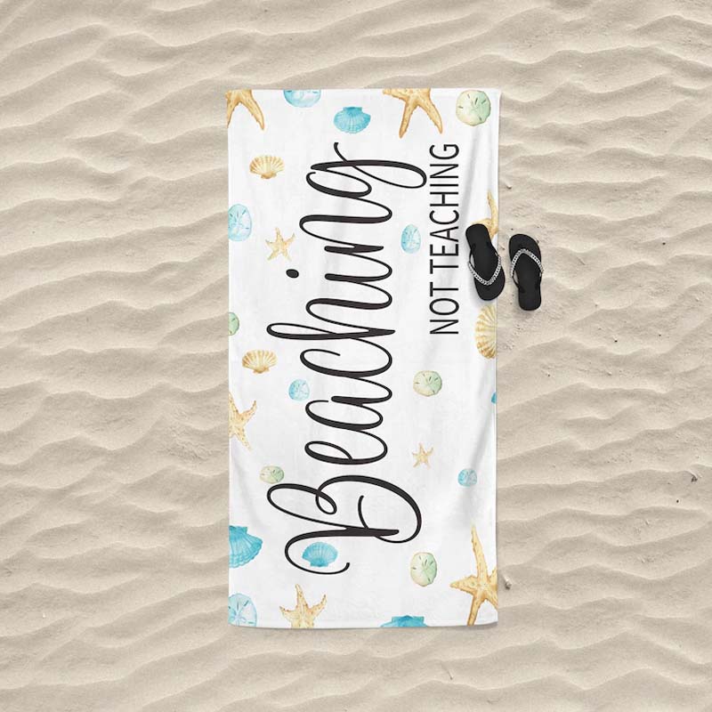 Starfish Shell Teacher Beach Towel