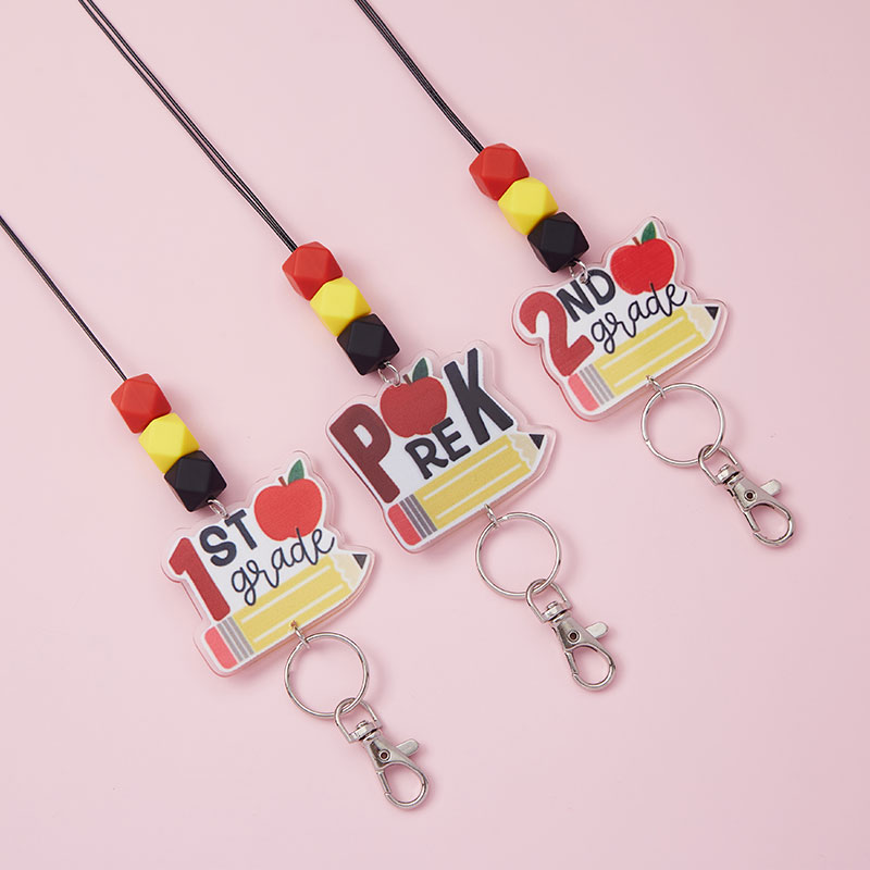 I Am Proud To Be A  Grade Teacher Lanyard