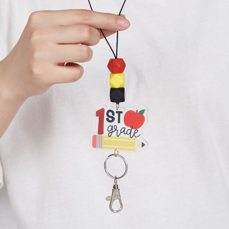 I Am Proud To Be A  Grade Teacher Lanyard
