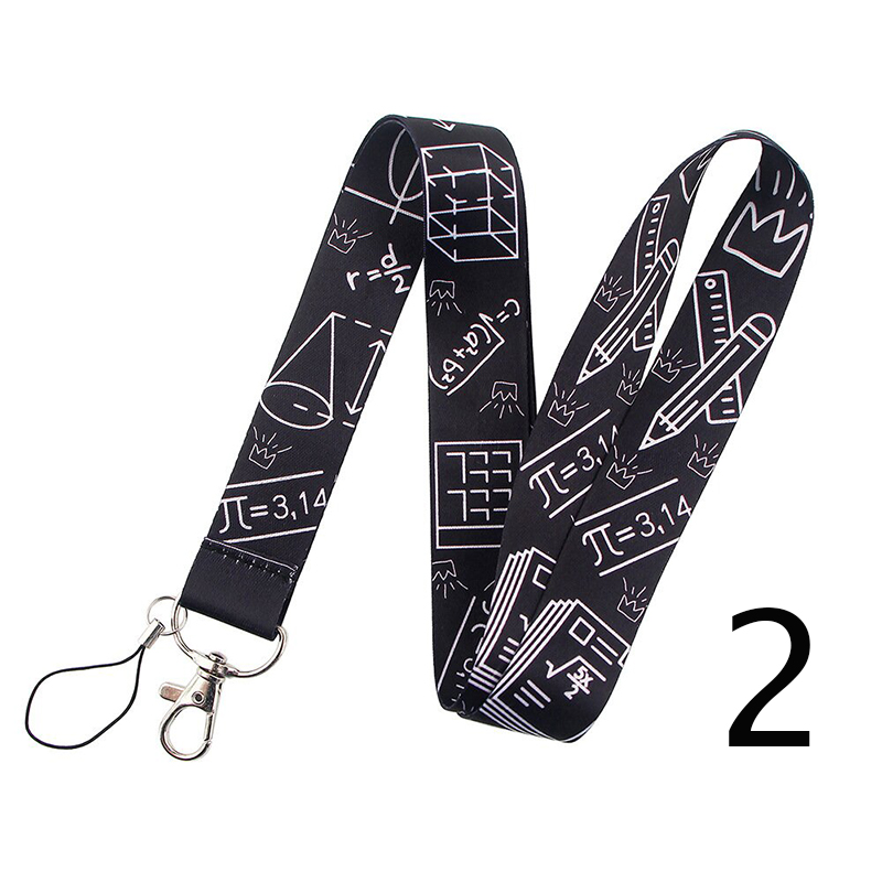 Math Physics World Teacher Lanyard