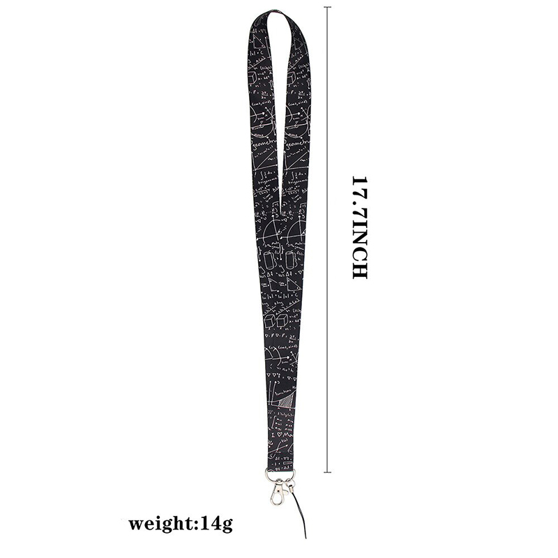 Math Physics World Teacher Lanyard