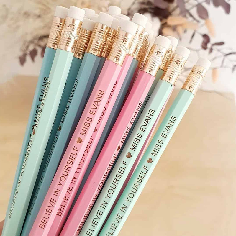 Personalized Colorful Pencils