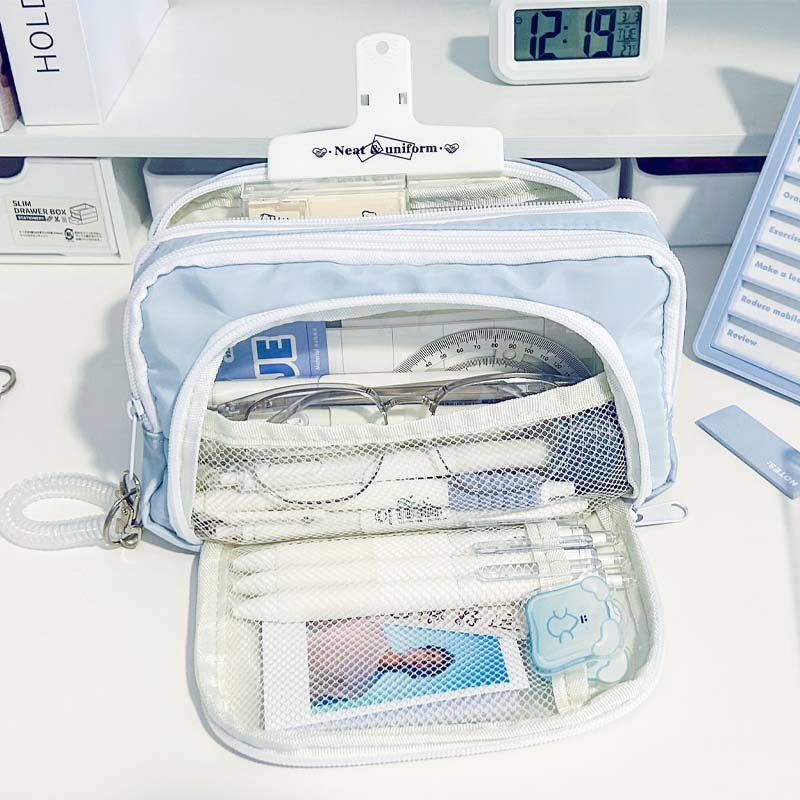 Personalized Colorful Large Volume Simple Pencil Case