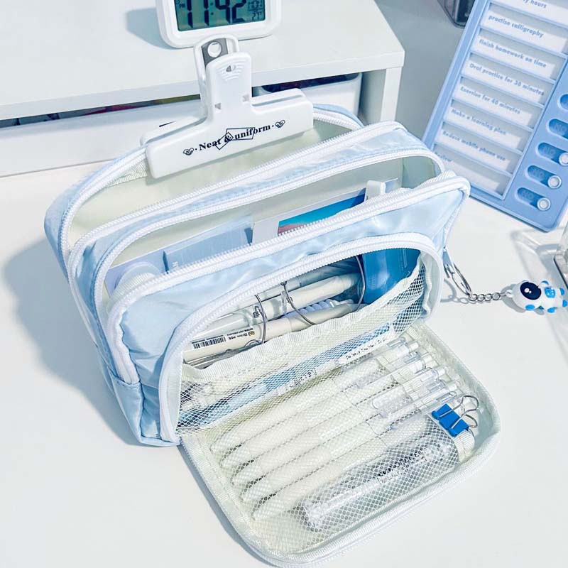 Personalized Colorful Large Volume Simple Pencil Case