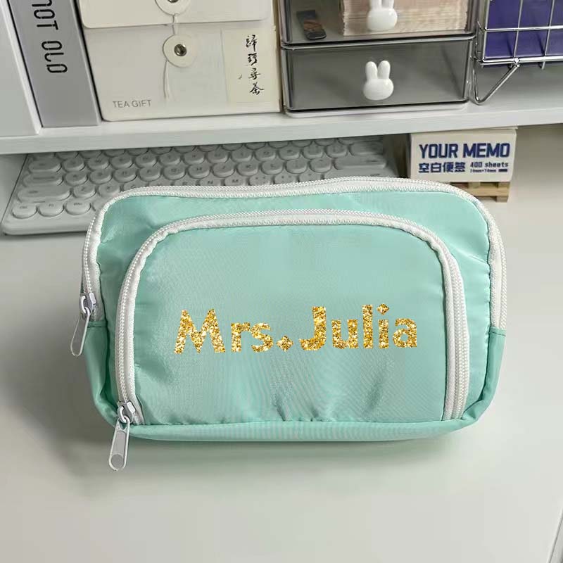 Personalized Colorful Large Volume Simple Pencil Case