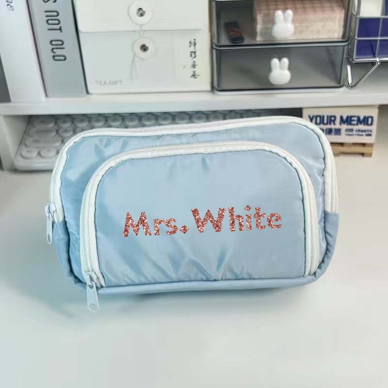 Personalized Colorful Large Volume Simple Pencil Case