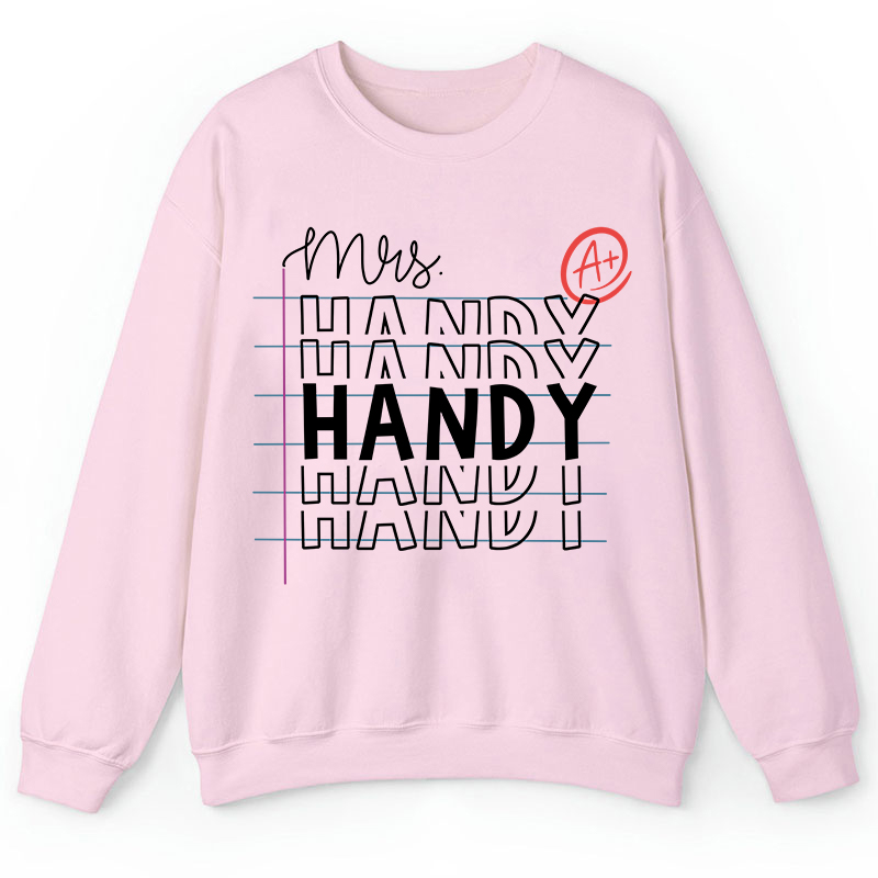 Personalized Teacher Name Teacher Sweatshirt
