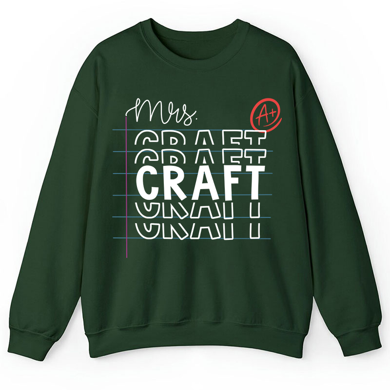 Personalized Teacher Name Teacher Sweatshirt