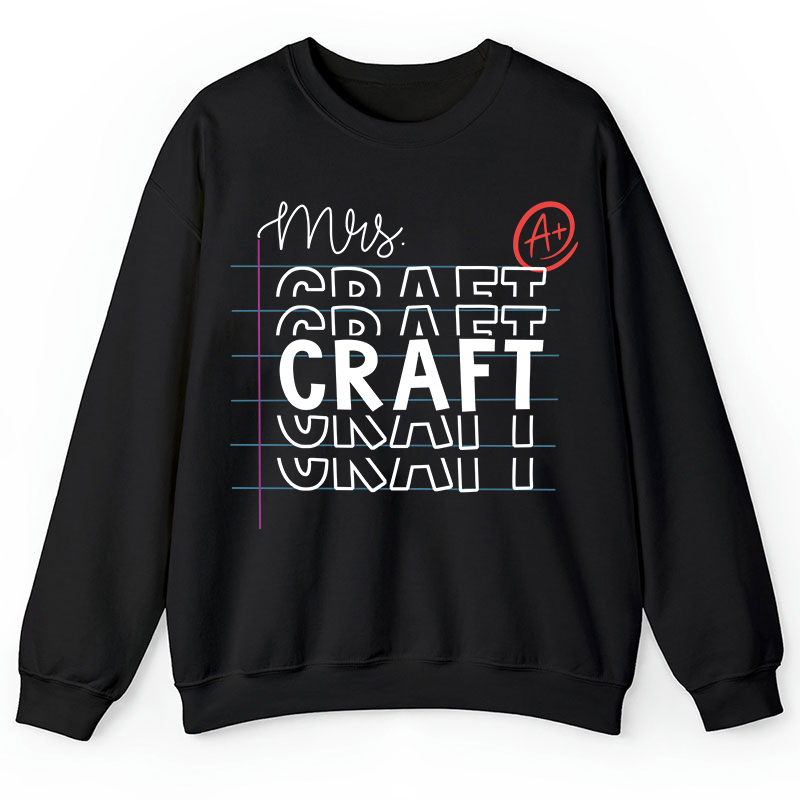 Personalized Teacher Name Teacher Sweatshirt