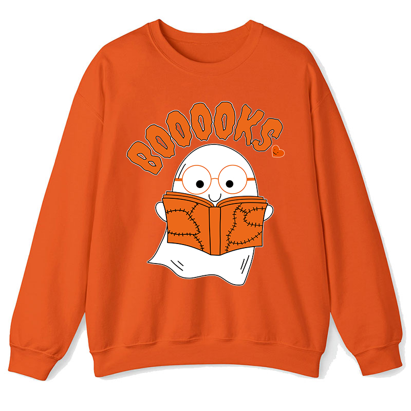 Booooks Cartoon Teacher Sweatshirt