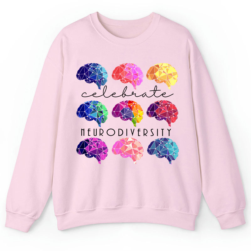 Celebrate Neurodiversity Teacher Sweatshirt