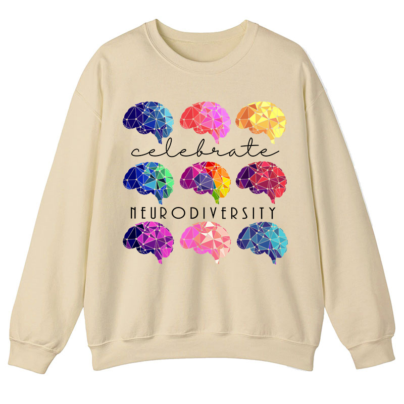 Celebrate Neurodiversity Teacher Sweatshirt