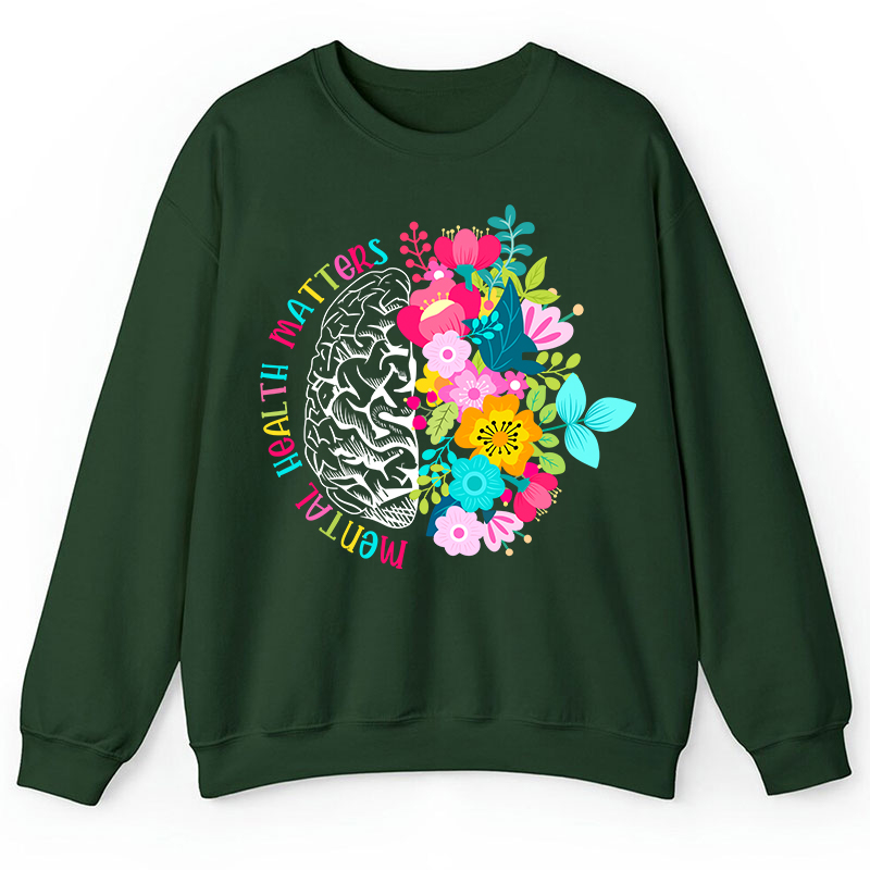 Mental Health Matters Teacher Sweatshirt