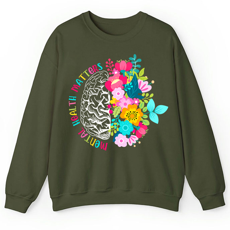 Mental Health Matters Teacher Sweatshirt