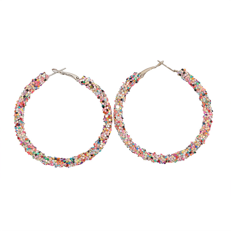 Shining Elements Colorful  Metal Earrings