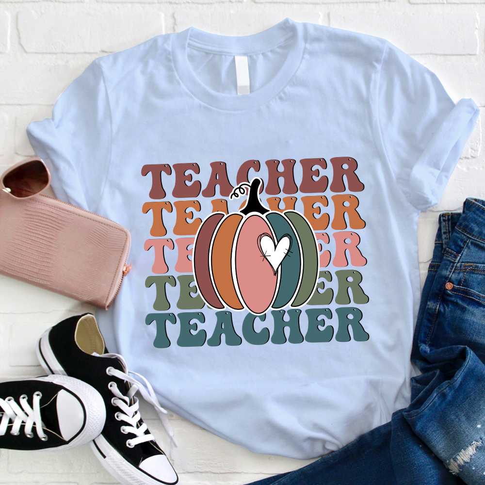 Retro Style Halloween Pumpkin T-Shirt