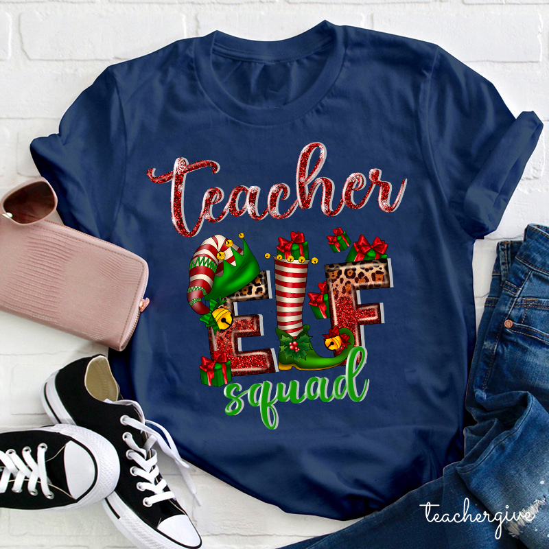 Teacher Elf Squad Teacher T-Shirt