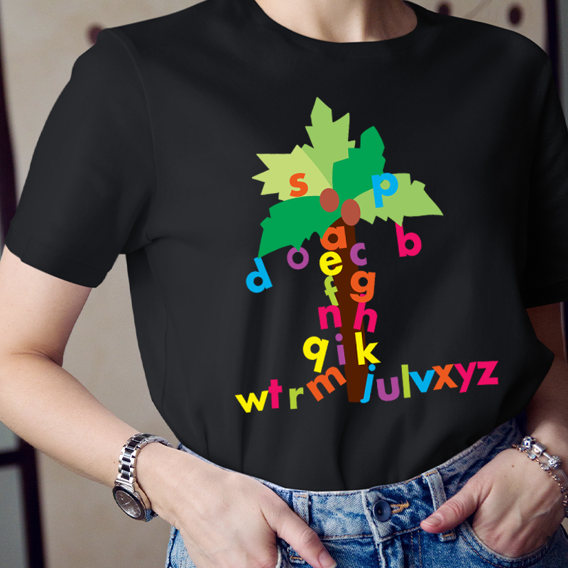 Letters Chicka Chicka Boom Boom T-Shirt