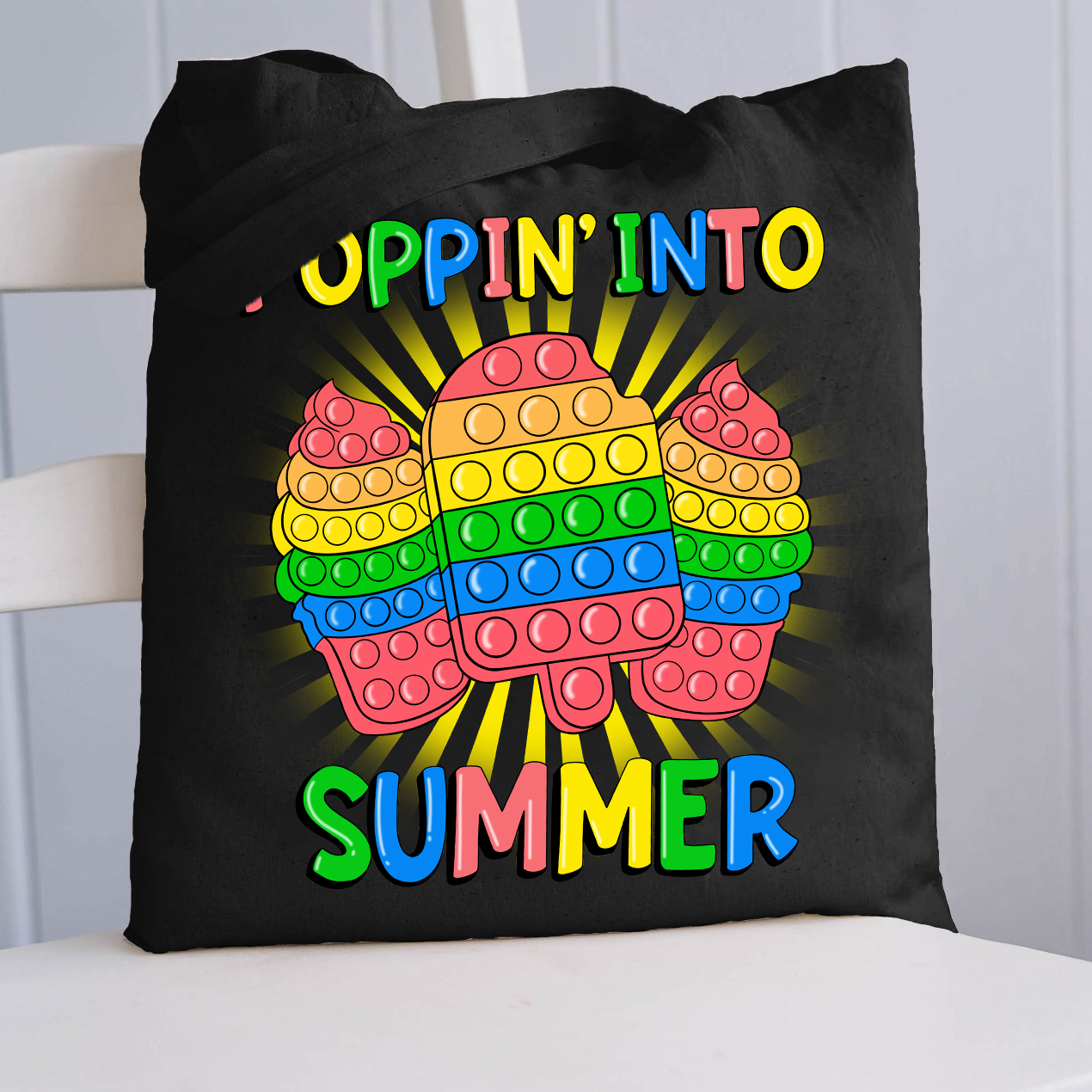 Poppin Into Summer Tote Bag