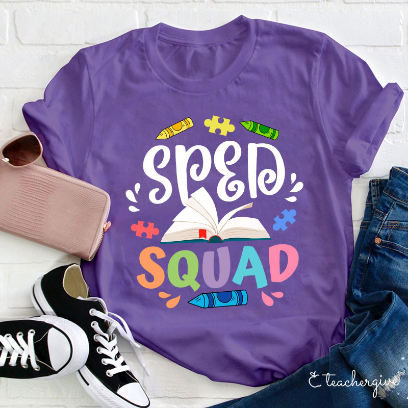 Sped Squad Book   T-Shirt