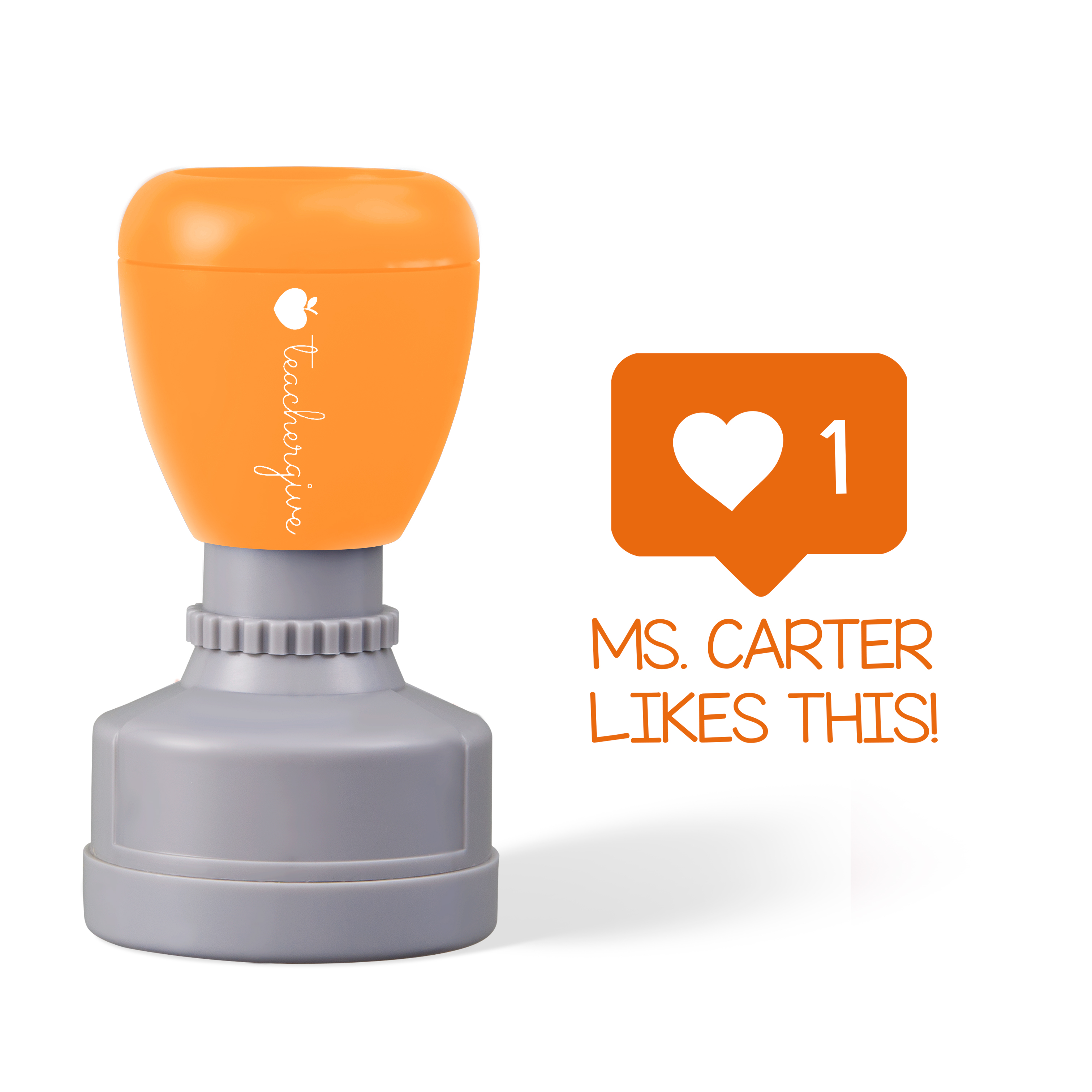 Personalized I Like It Teacher Stamp