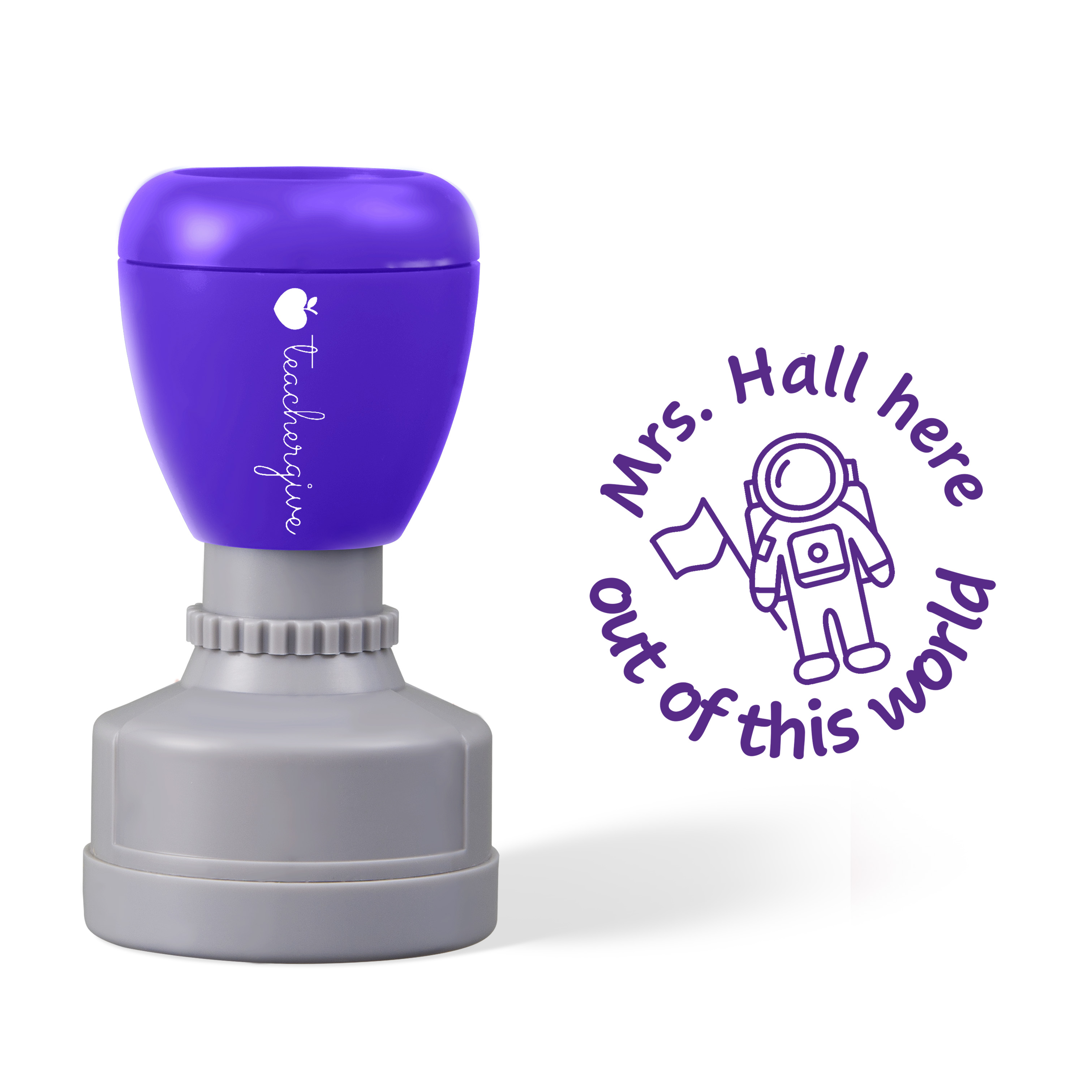 Personalized Spaceman Stamp Sale-Teachersgram