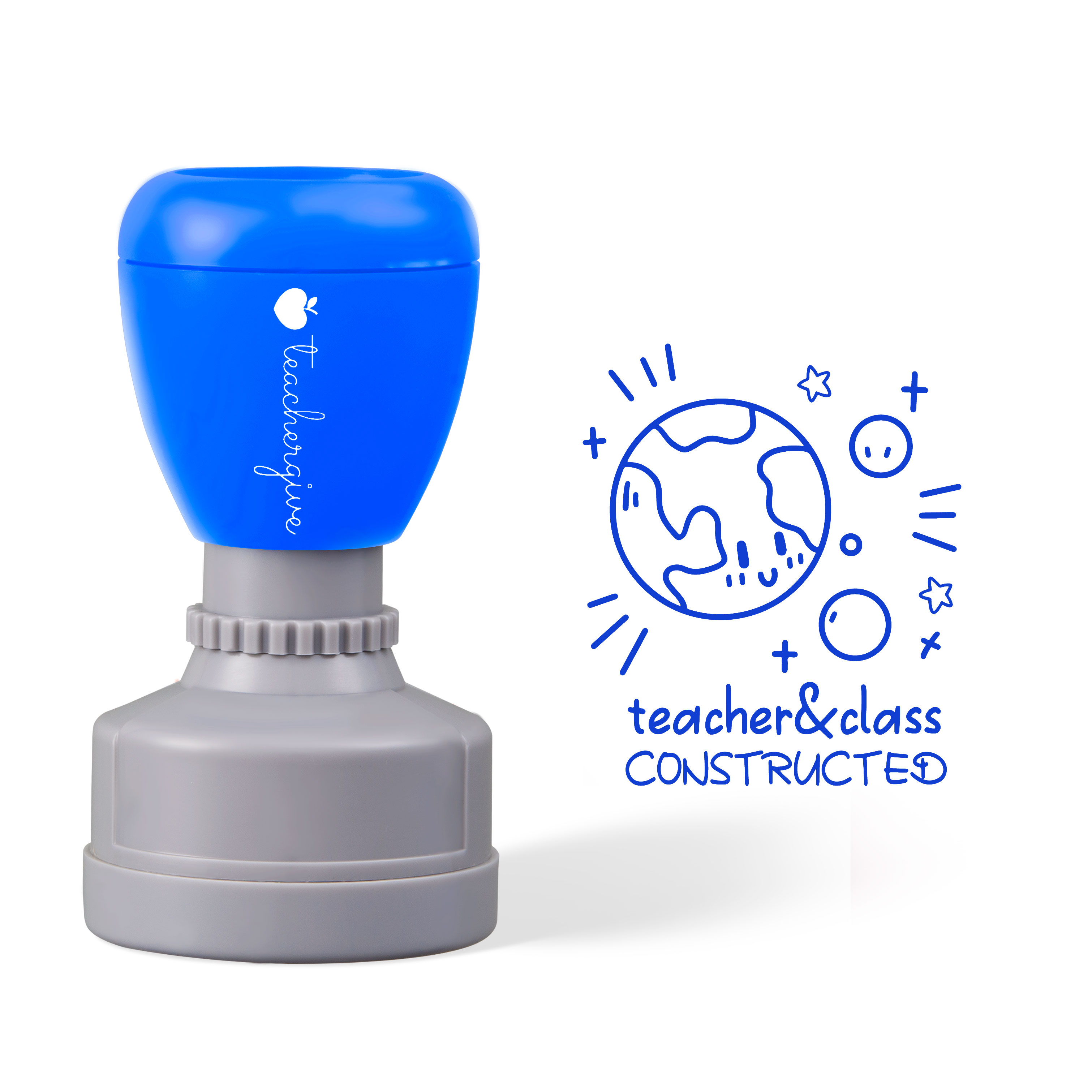 Teacher and Class Constructed Stamp