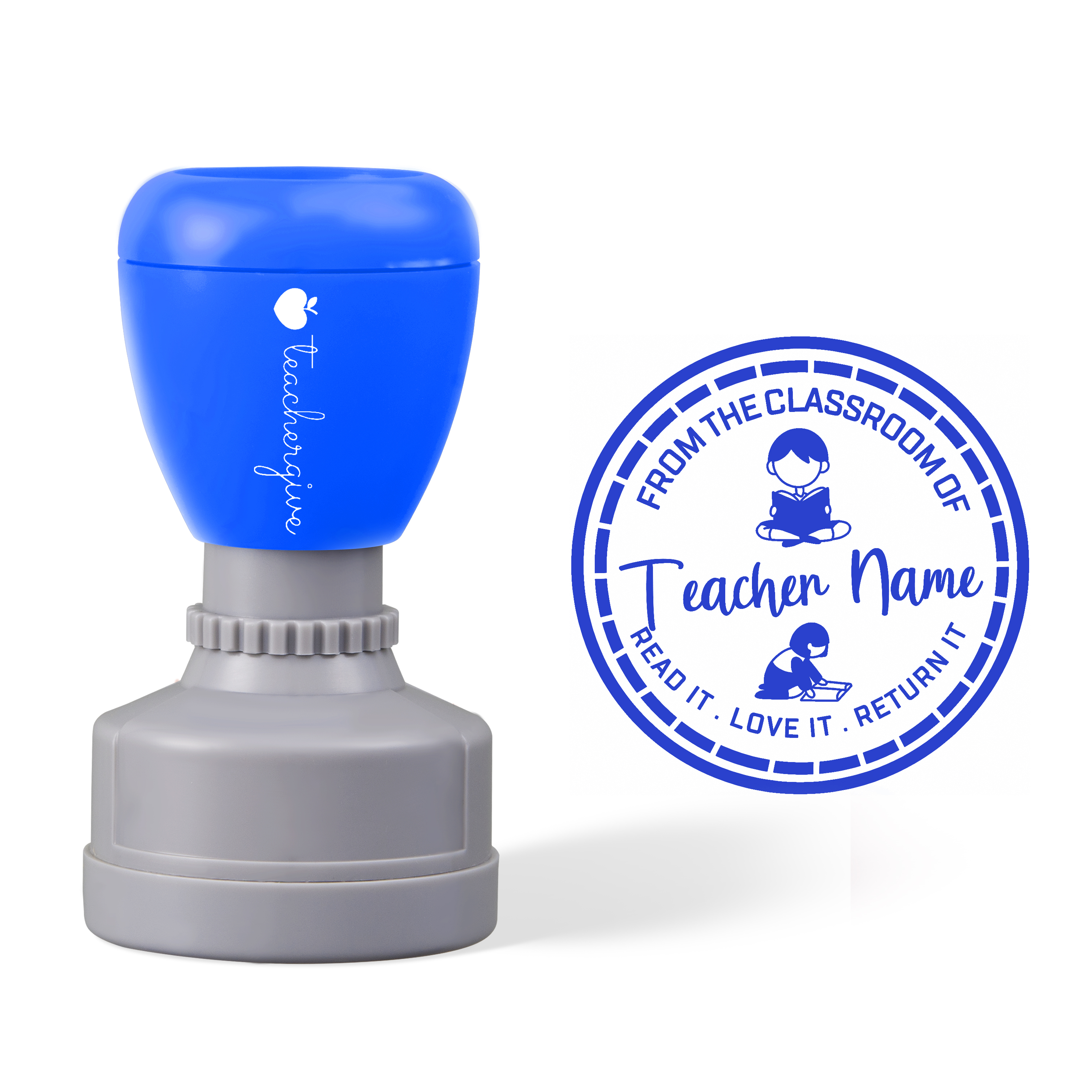 Personalized From The Classroom Reading Stamp