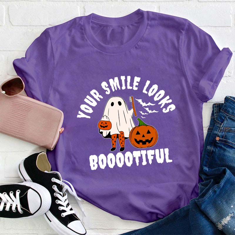 Your Smile Looks Booootiful Teacher T-Shirt