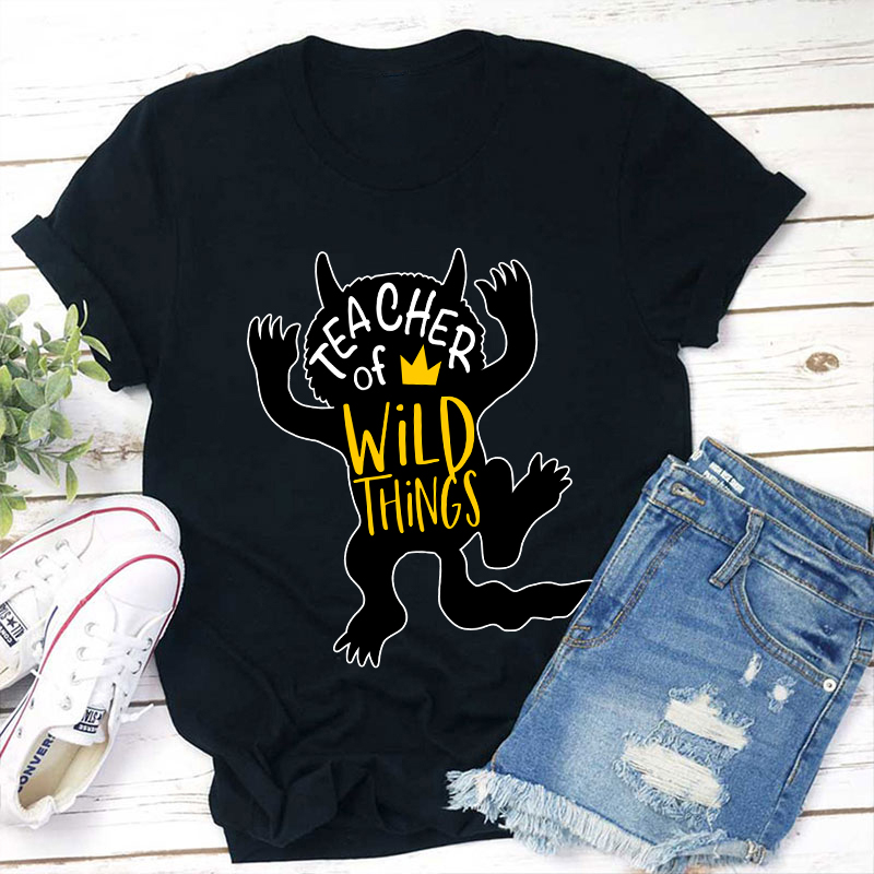 Teacher of Wild Things Teacher T-Shirt