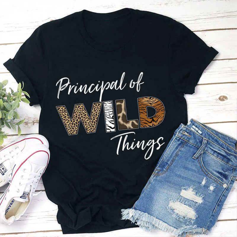 Personalized Principal of Wild Things Teacher T-Shirt
