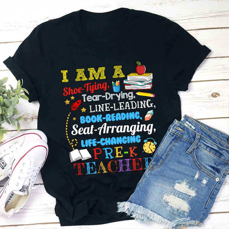 Personalized I Am A Teacher T-Shirt