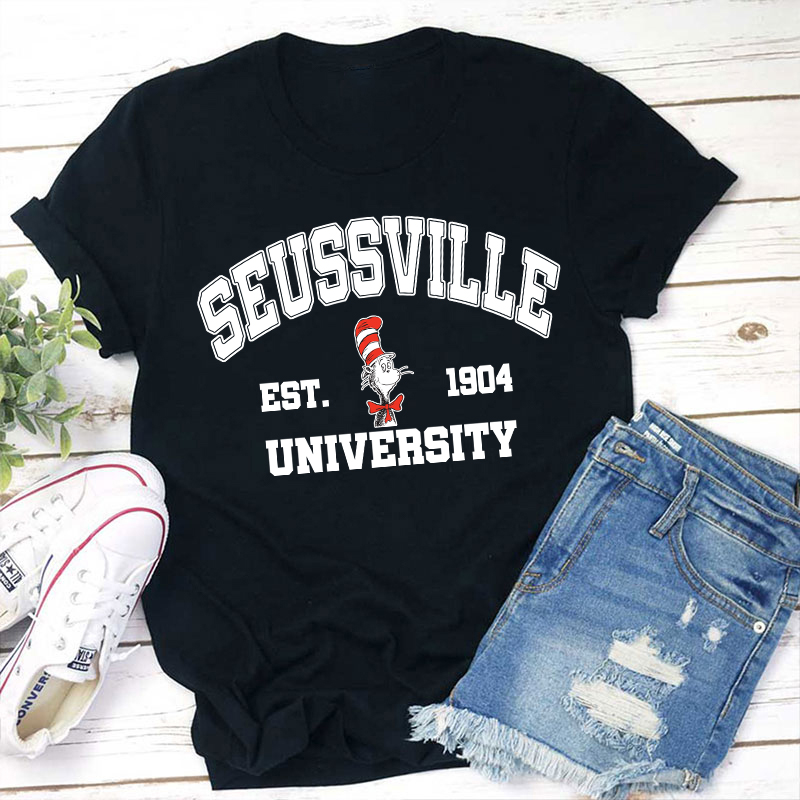 Seussville University Teacher T-Shirt