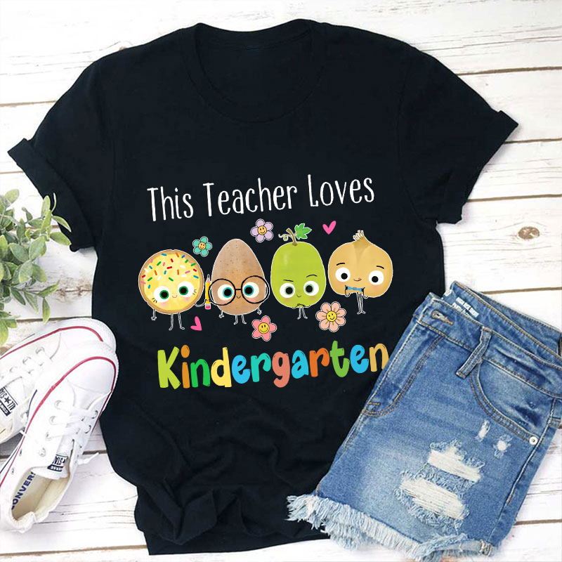 Personalized Grade This Teacher Loves Teacher T-Shirt