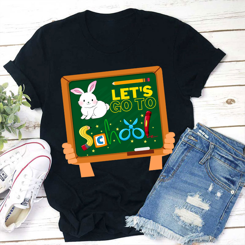 LatestRabbit Back To School T-Shirt for Sale-Teachersgram