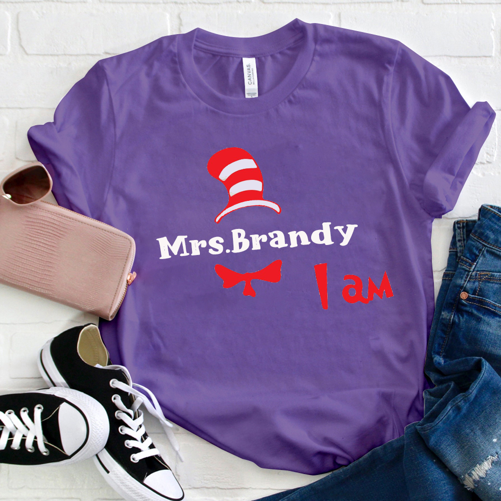 Personalized Mrs Brandy I Am T-Shirt