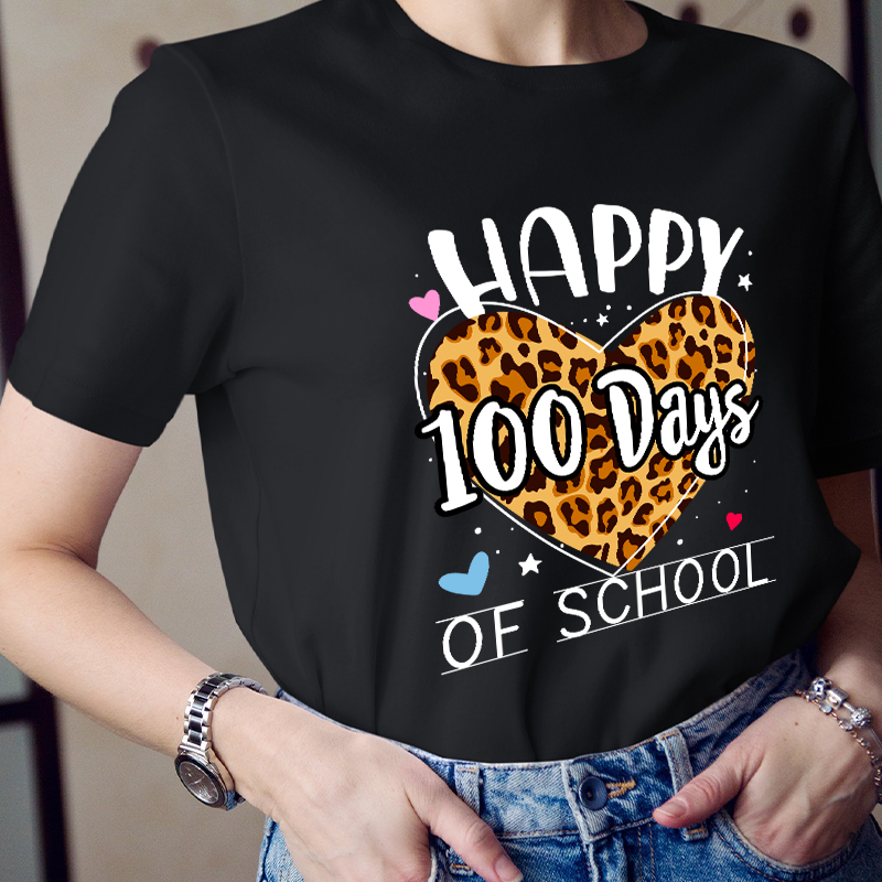 Happy 100 Days Of School Teacher T-Shirt