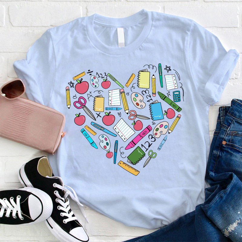 Teacher Heart T-Shirt