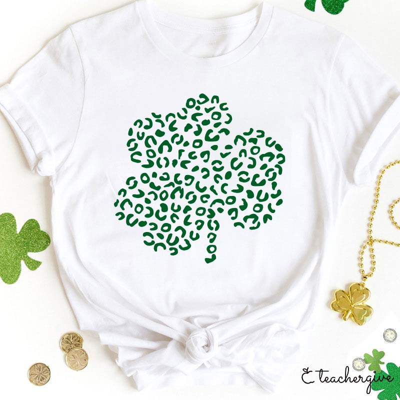 Clover St. Patrick's Day Teacher T-Shirt