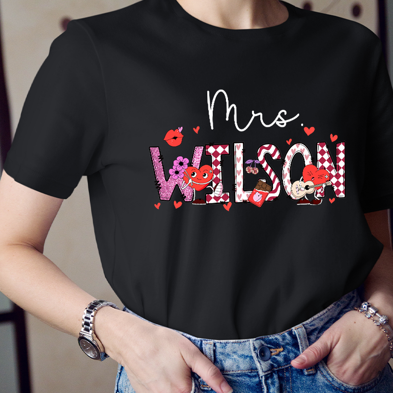 Personalized Come To You With My Love Teacher T-Shirt
