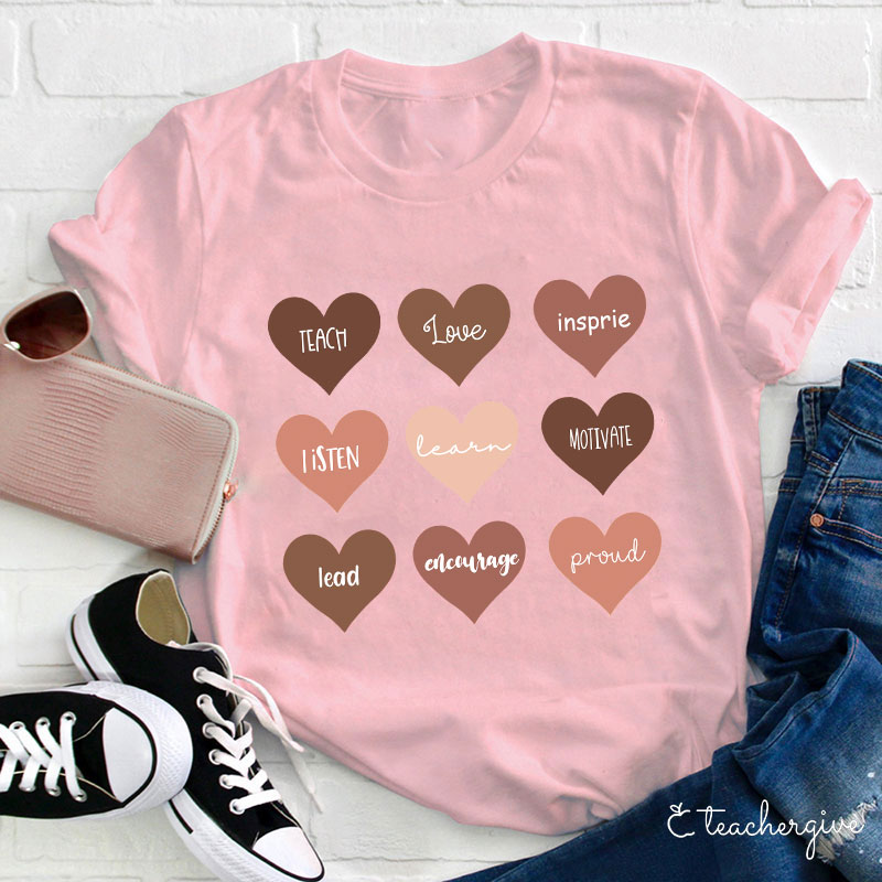 Lead Encourage Proud Teacher T-Shirt