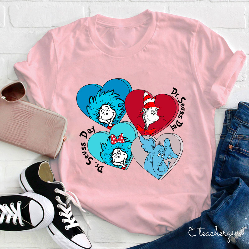 Helllo Dr. Seuss Day Teacher T-Shirt