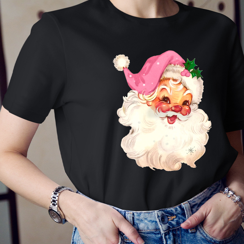 Pinky Santa Pinky Vibes Teacher T-Shirt